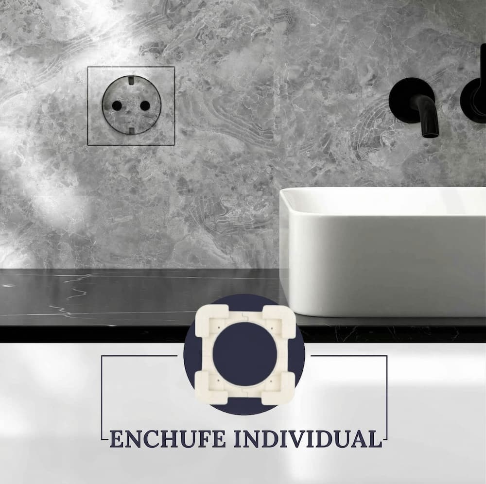 Marco Simple EDPLIT - Detalle montaje